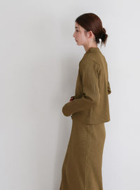 スポンディッシュＩラインニットスカート