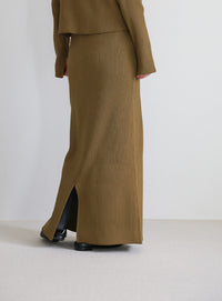 スポンディッシュＩラインニットスカート