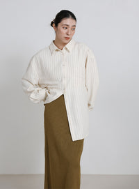 スポンディッシュＩラインニットスカート