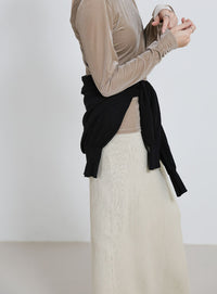 スポンディッシュＩラインニットスカート