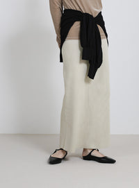 スポンディッシュＩラインニットスカート