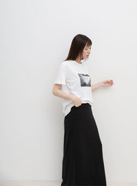 アシメラインイージースカート
