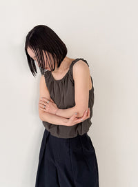 サッカーチェックバルーンタンクトップ【by SON】