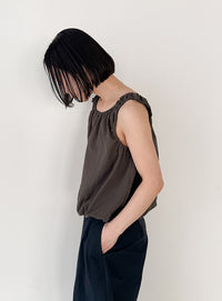 サッカーチェックバルーンタンクトップ【by SON】