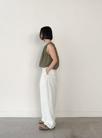 サッカーチェックバルーンタンクトップ【by SON】