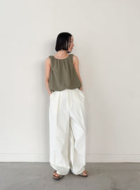 サッカーチェックバルーンタンクトップ【by SON】