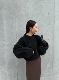 ヘアリーショートニット【by SON】