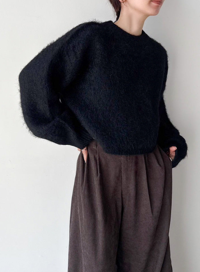 ヘアリーショートニット【by SON】