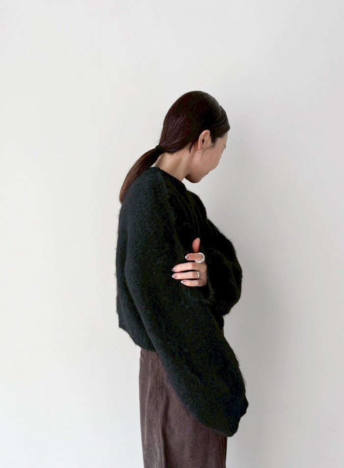 ヘアリーショートニット【by SON】