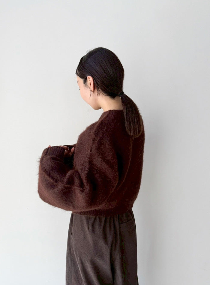 MAYDI ニット ショート セーター セール】 MAYDI ALEF ショート プルオーバー （ニット・セーター