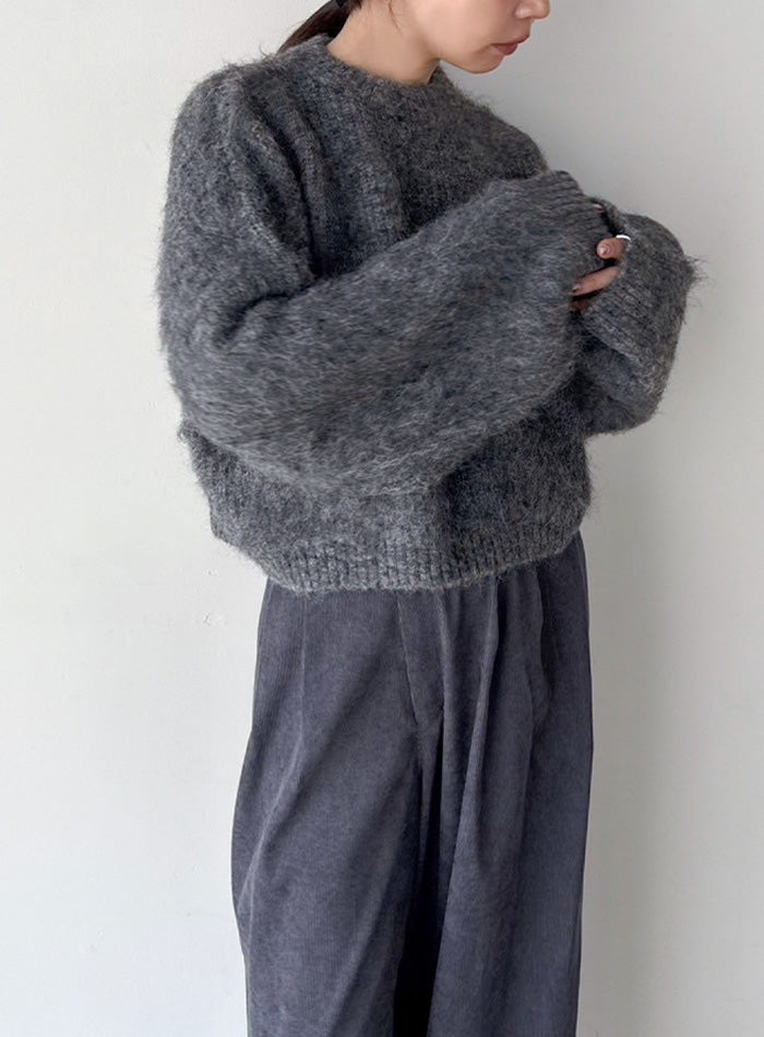 ヘアリーショートニット【by SON】