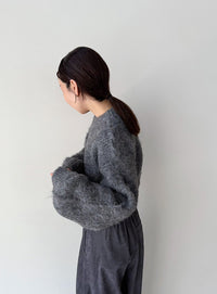 ヘアリーショートニット【by SON】