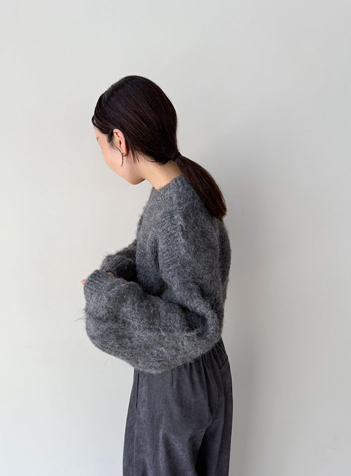 ヘアリーショートニット【by SON】