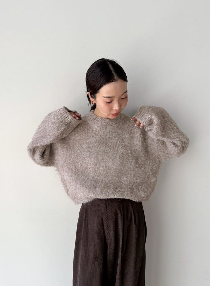 ヘアリーショートニット【by SON】
