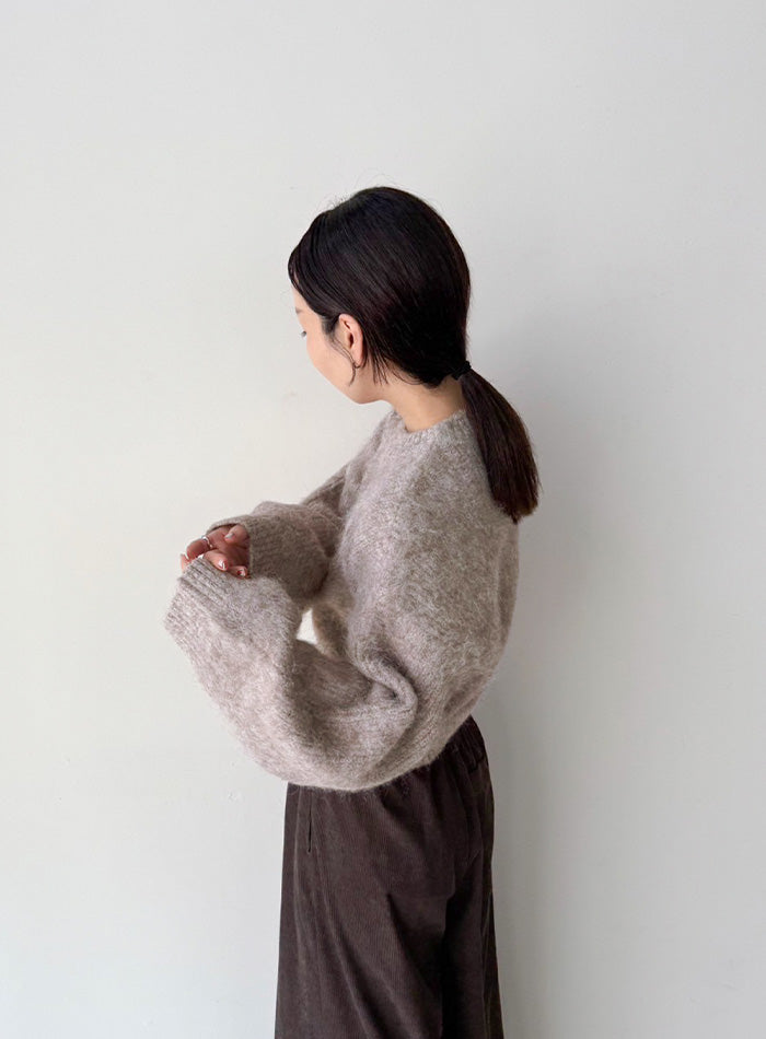 ヘアリーショートニット【by SON】