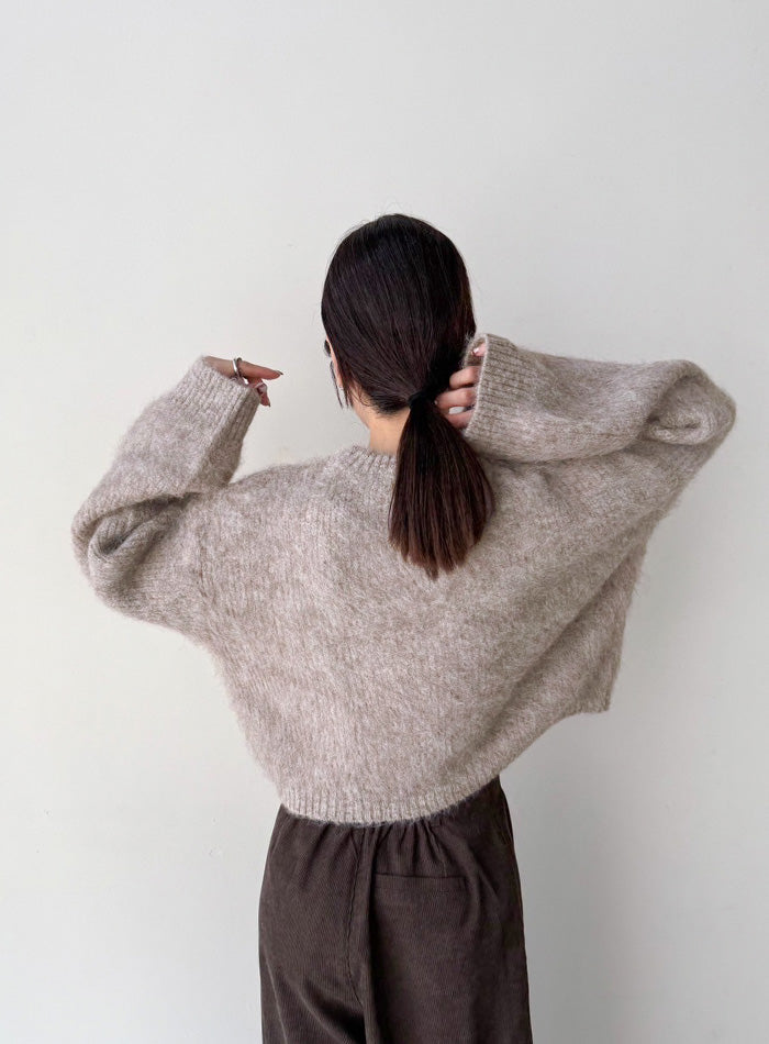 ヘアリーショートニット【by SON】