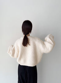 ヘアリーショートニット【by SON】