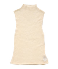 ハイネックシアーノースリーブロングニット【by SON】