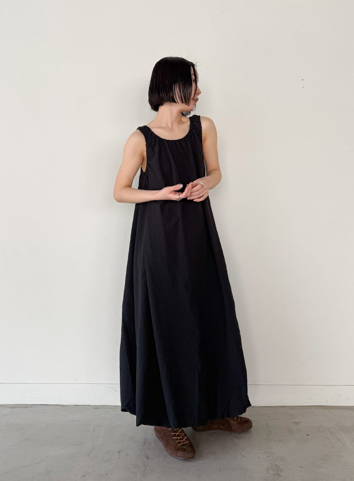 サッカーチェックバルーンワンピース【by SON】 – SELECT MOCA