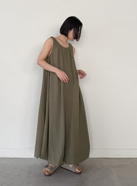 サッカーチェックバルーンワンピース【by SON】