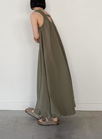 サッカーチェックバルーンワンピース【by SON】