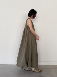 サッカーチェックバルーンワンピース【by SON】