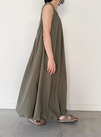 サッカーチェックバルーンワンピース【by SON】