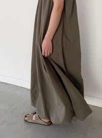 サッカーチェックバルーンワンピース【by SON】