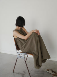 サッカーチェックバルーンワンピース【by SON】