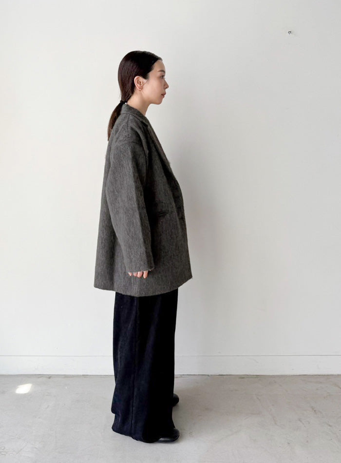 新品タグ付き セレクトモカ by son シャギールーズジャケットMOCA シャギールーズジャケットコート【by SON】 – SELECT MOCA