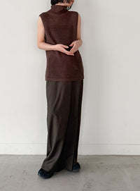 フロントタックIラインロングスカート【セットアップ対応】【by SON】