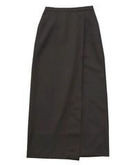 フロントタックIラインロングスカート【セットアップ対応】【by SON】