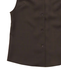 ラウンドヘムVネックベスト【セットアップ対応】【by SON】