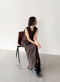 ラウンドヘムVネックベスト【セットアップ対応】【by SON】