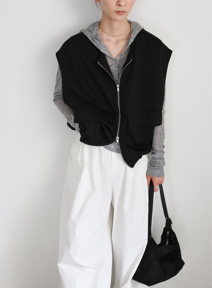 ダンボールスウェットダブルジップベスト – SELECT MOCA