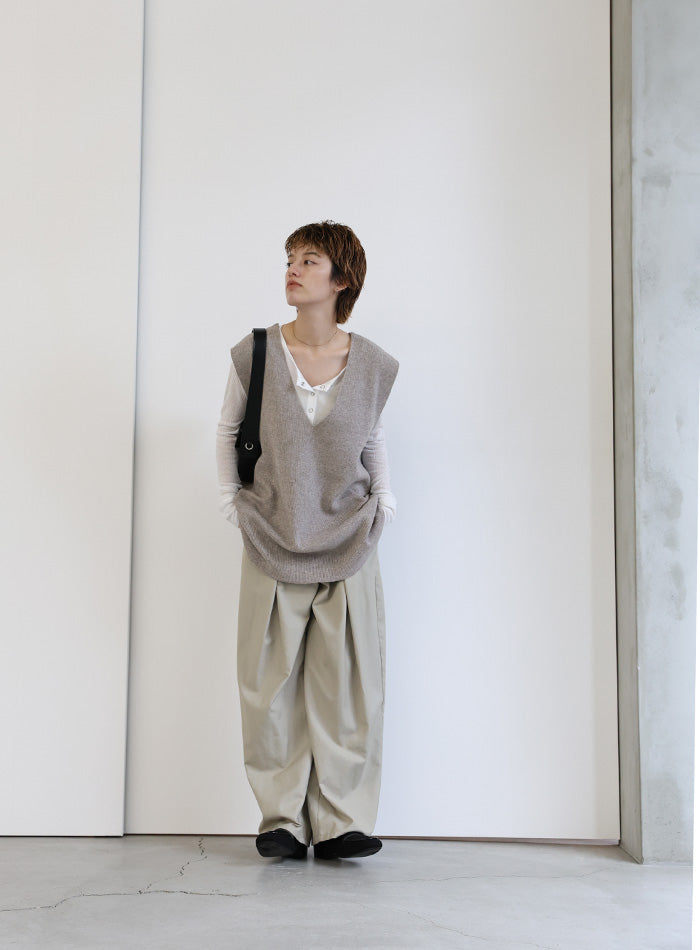 select MOCA オーバーサイズロングベスト 完売品 美品 SELECT MOCA セレクトモカ ロングベスト ロングジレ ビッグ