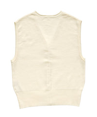 コンパクトVネックニットベスト