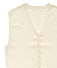 コンパクトVネックニットベスト