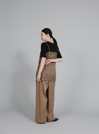 【Et】Lace Satin Camisole