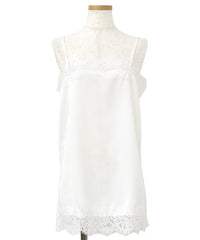【Et】Lace Satin Camisole