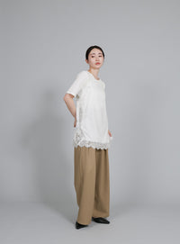 【Et】Lace Satin Camisole