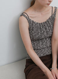 ミックス編みサマーニットキャミソール