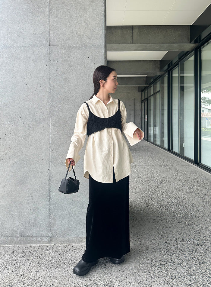 フリンジニットビスチェ【by SON】