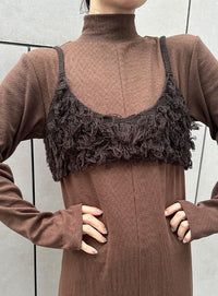 フリンジニットビスチェ【by SON】