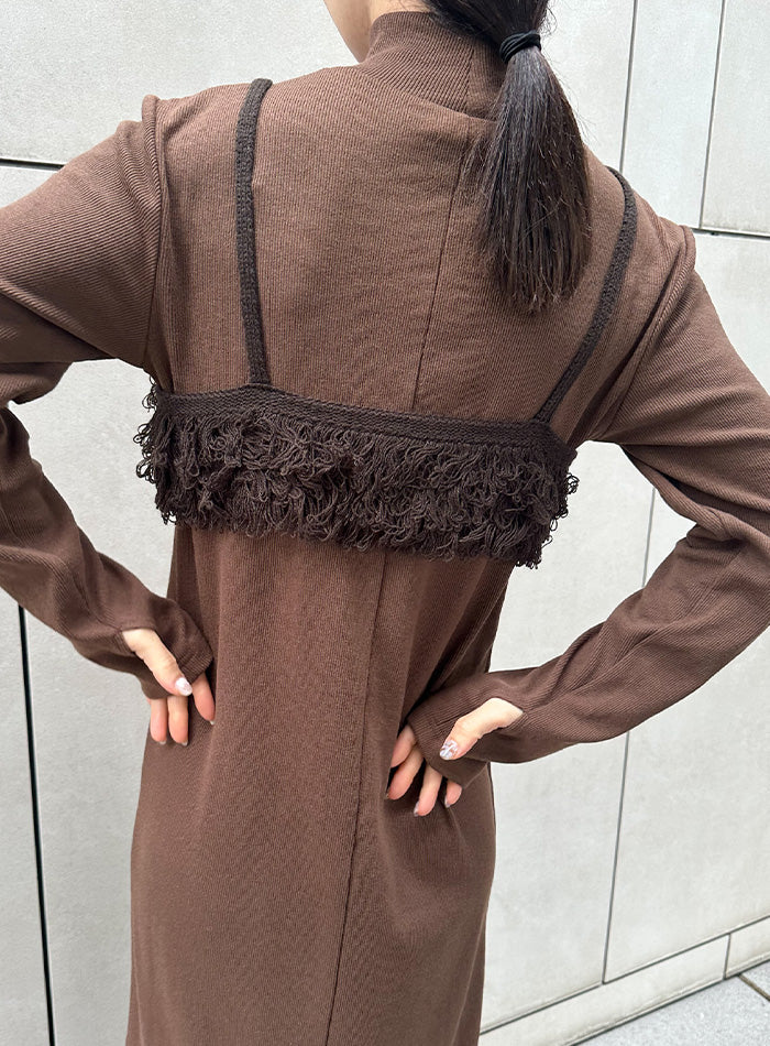 フリンジニットビスチェ【by SON】