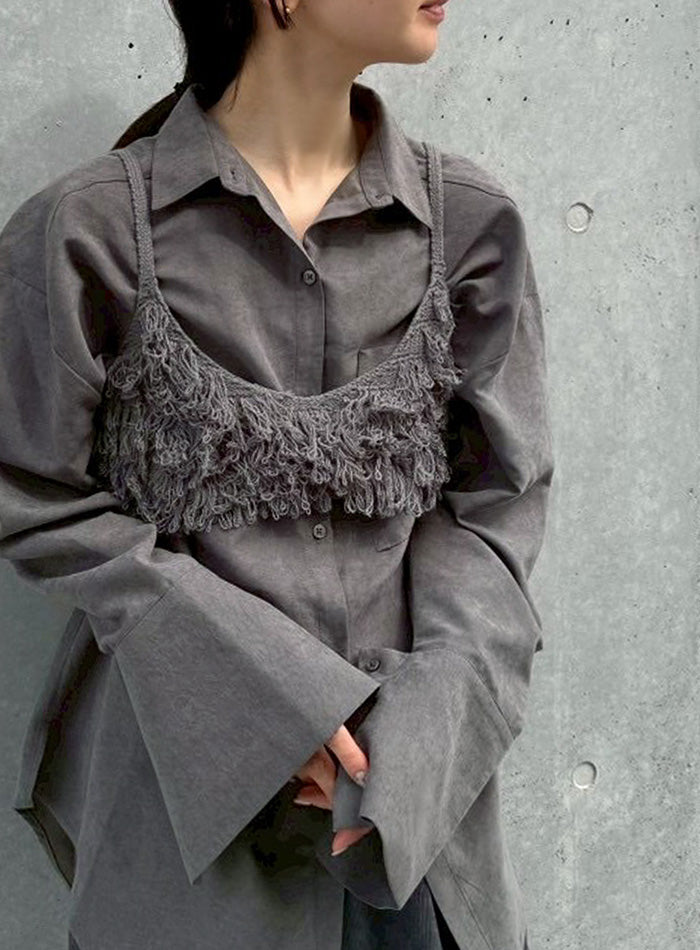 フリンジニットビスチェ【by SON】