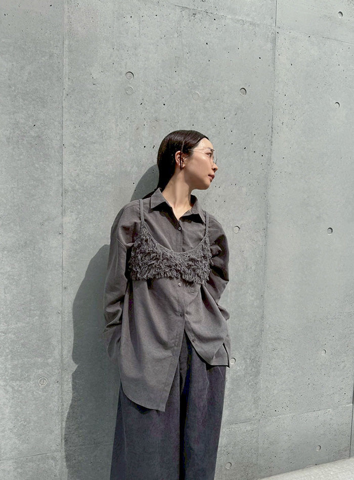 フリンジニットビスチェ【by SON】