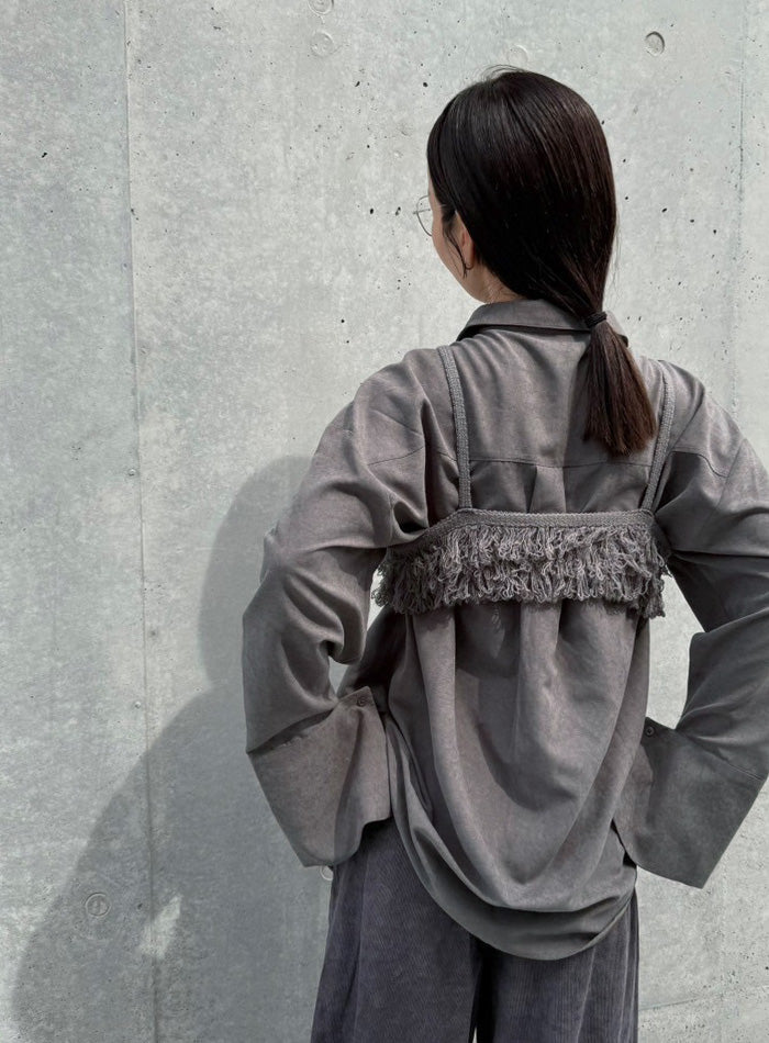 フリンジニットビスチェ【by SON】