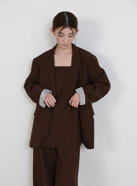 サイドスリットチュニックキャミソール