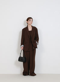 サイドスリットチュニックキャミソール